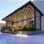 0334 ساندوتش بانل وبيوت شعر جدة | مظلات خشبية للحدائق | أفضل أنواع المظلات الخشبية