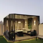 0374 ساندوتش بانل وبيوت شعر جدة | مظلات خشبية للحدائق | أفضل أنواع المظلات الخشبية