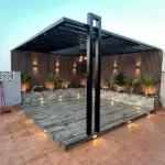 ساندوتش بانل وبيوت شعر جدة | تركيب مظلات جلسات الخارجية في جده