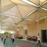 ساندوتش بانل وبيوت شعر جدة | تركيب مظلات مدارس جدة حماية للطلاب والمعلمين