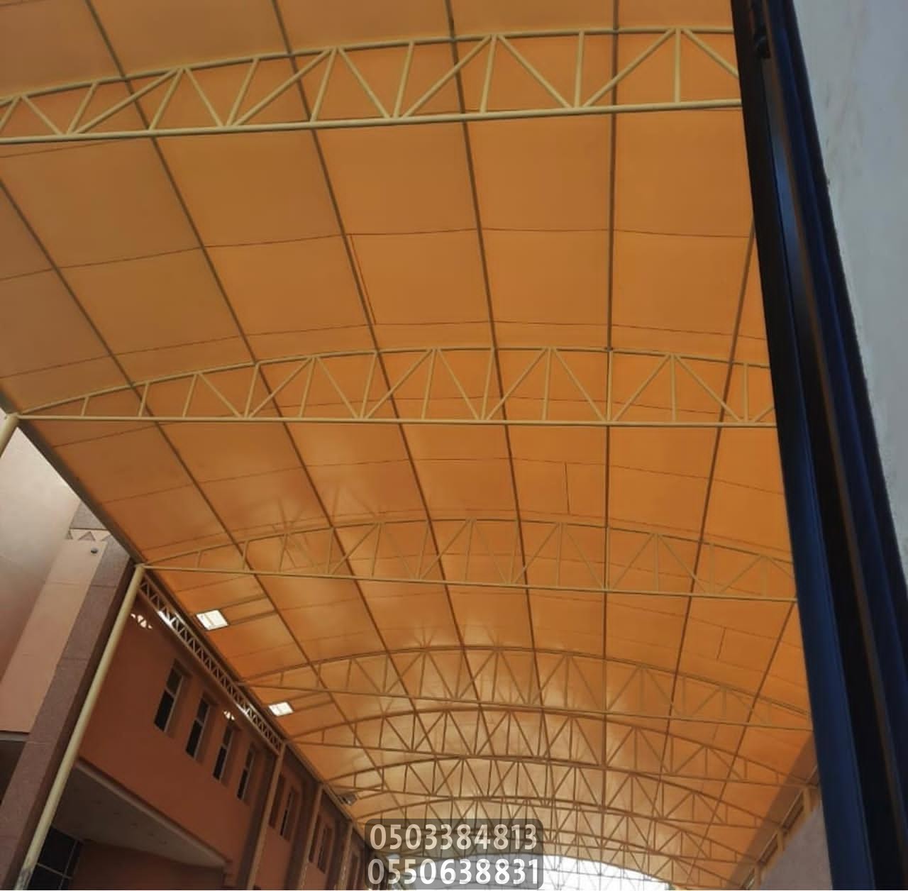 ساندوتش بانل وبيوت شعر جدة | تركيب مظلات مدارس جدة حماية للطلاب والمعلمين