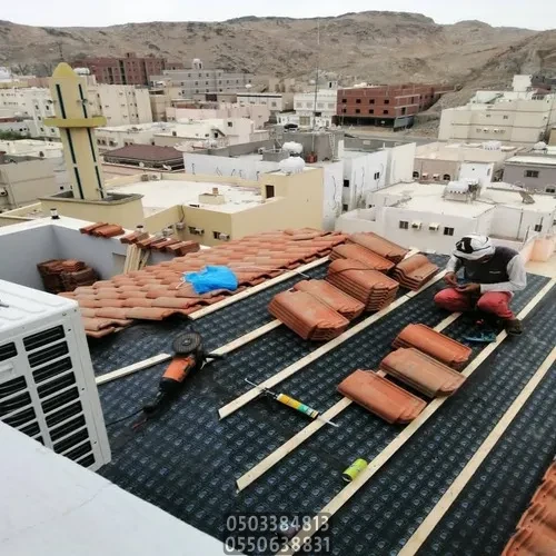 ساندوتش بانل وبيوت شعر جدة | مقاول تركيب قرميد على الأسطح في جدة