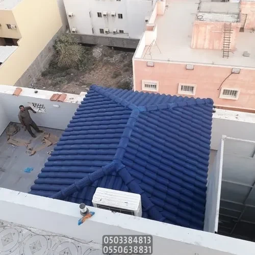 ساندوتش بانل وبيوت شعر جدة | مقاول تركيب قرميد على الأسطح في جدة