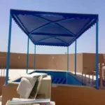 ساندوتش بانل وبيوت شعر جدة | مظلات لتغطية المسابح في جدة