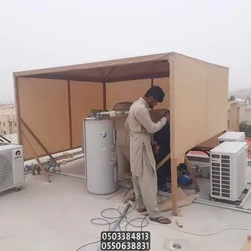 ساندوتش بانل وبيوت شعر جدة | مظلات تغطية خزانات المياه جده